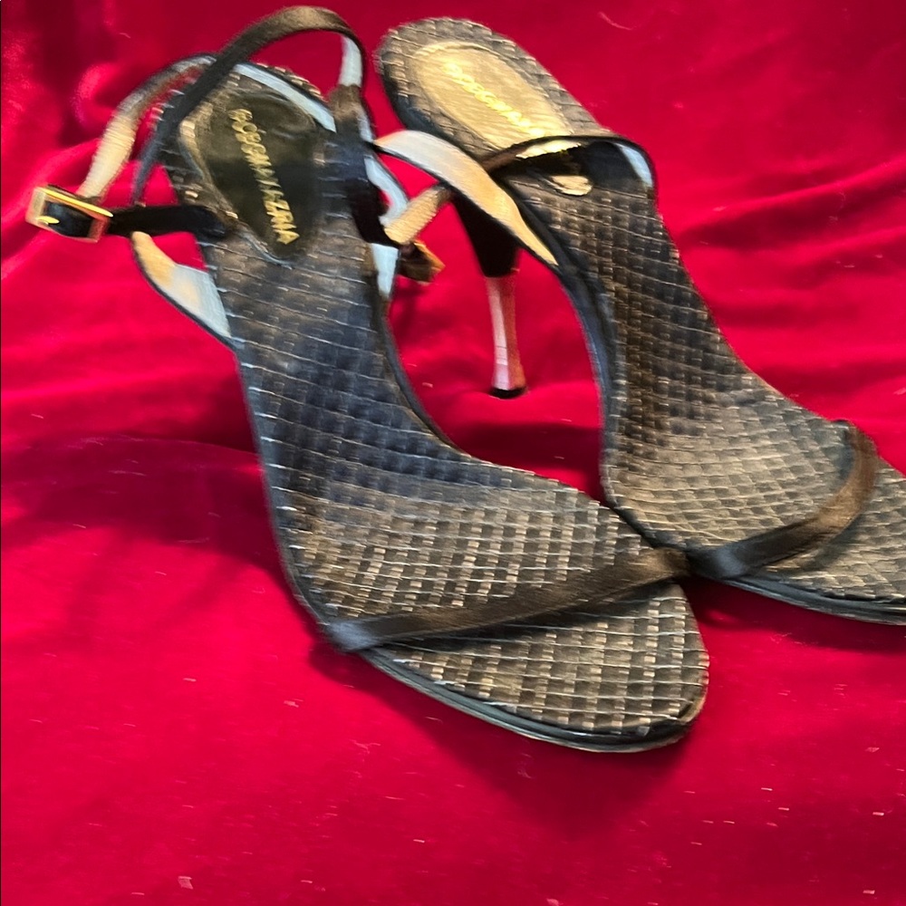 MAXAzra’s Version of the Classic Dolce & Gabbana Black Wrap-Around Ankle Heels